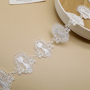 TEMU 귀여운 고양이 자수 레이스 트림 - 수용성 실크 실, 의류 및 공예용 DIY 봉제 & 뜨개질 액세서리, 사이즈 조절 가능, 흰색/검정색