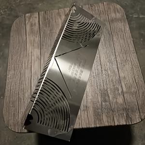 TEMU 고정밀 접이식 규장각, 304 스테인레스 스틸, 이중 사용 조각 도구, 다목적 측정 테이프, 조절 가능한 직선/아크 마킹, 충전되지 않은, 가정 개조, 정원, 농축 건설