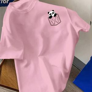 TEMU 남성용 캐주얼 티셔츠, 100% 폴리에스터, 라운드 넥, 세탁기 사용 가능 - 야외 활동 및 일상 착용에 적합