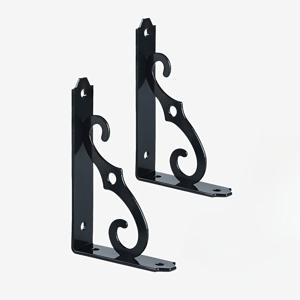 TEMU 2개 세트 헤비듀티 금속 벽 선반 브래킷 - 다기능, 장식용 철제 아트 북 & 식물 거치대, 두꺼운 파티션 지지대가 있는 스타일리시한 홈 데코용 벽 선반