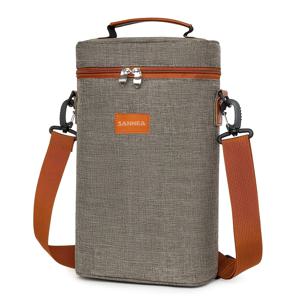 TEMU 와인 보관 가방 음료 쿨러 단열 백 야외 캠핑용, 와인 1~4병 수납 가능