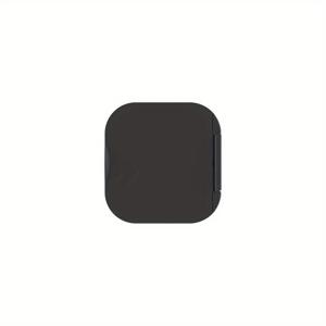 TEMU 아이폰 16Pro/16 Pro Max용 블랙 투명 PC 웹캠 커버 1개 - 다중 렌즈 컷아웃, 후면, 플라스틱, 카메라 렌즈 캡이 있는 내구성 있는 개인 정보 보호 스티커