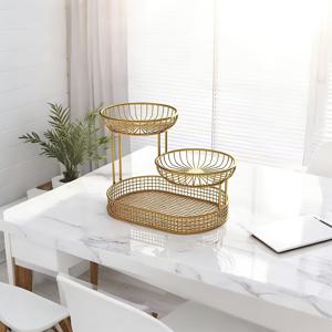 TEMU PMJJ 3단 금속 과일 바구니 스탠드 - 주방, 거실, 파티용 우아한 골든 마감 스낵 & 케이크 디스플레이 오거나이저, 통풍 설계 - 견고한 카운터탑 수납, 과일, 페이스트리, 견과류용, 고급스러운 공예 기술의 럭셔리 서버