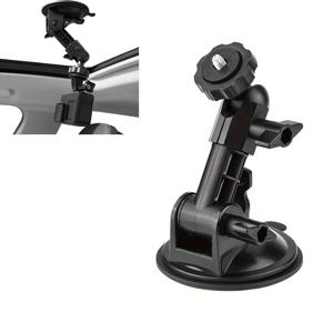 TEMU 【조절 가능한 뷰】DJI Osmo Pocket 3 차량용 마운트 - 확장 클램프가 있는 조절 가능한 흡착 컵 홀더, 차량 대시보드/윈드실드용 안전한 그립, 액션 카메라에 이상적