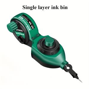 TEMU 1개 ProCraft 핸드 크랭크 잉크 버킷 레벨, 플라스틱 건설 현장 라인 설정 도구, 목공 와이어 바운싱 아티팩트, 낙하 방지 라인 드로잉 기구