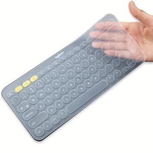 TEMU 로지텍 K380 & 2023 페블 키즈 2 K380S 콤보용 키보드 커버 라이트 베이지 - MAC 무선 멀티 초슬림 보호 키보드 커버 라이트 베이지|키보드|키보드커버