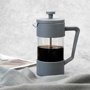 TEMU 1개 350ml 컬러풀 프렌치 압력 주전자, 내한성 및 내열성 고보로실리케이트 유리, PP 소재 방열 쉘, 스테인리스 스틸 필터망, 커피, 차, 우유 거품 만들기용, 1인용 적합, 선물용 최고의 선택