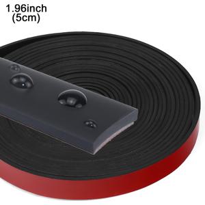 TEMU 접착제가 있는 네오프렌 고무 스트립 롤, 자체 접착형 네오프렌 고무 매트 고무 판, 미끄럼 방지 스트립 고무 시트 DIY 씰링용, 커버, 바닥 보호, 단열 고무 스트립