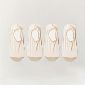 TEMU 여름용 메쉬 얕은, 투명한, 통기성 좋은, 얇은 땀 흡수성, 미끄럼 방지, 미끄럼 방지, 발목 보트 양말 4켤레