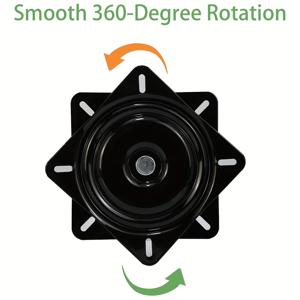 TEMU MARINEXPLORE 해양용 스위블 보트 시트 베이스 & 교체용 스탠드 - 헤비듀티 스테인리스 스틸 360° 회전 의자, 파우더 코팅 팬, 바, 스툴 및 의자 호환