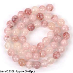 TEMU 5A 자연적인 빨간 페르시아 돌, 보석 만들기용 팔찌, 목걸이, 귀걸이 DIY 데이 선물 휴일 선물 6/8/10mm