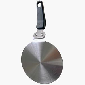 TEMU 5.12인치 모카 포트 열전달 플레이트 - 스테인레스 스틸 및 세라믹, 내구성 있는 커피 메이커 액세서리, 가정용 또는 야외 사용, 머신 부품, 현대적인 주방 용품, 세련된 디자인, 부드러운 표면