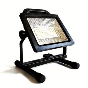 TEMU 1개 초고휘도 8000mAh 휴대용 LED 플러드 라이트, 90-LED, USB/태양광 무선 캠핑 조명, 36V 저전압, USB-C 고속 충전, 야외, 작업장, 캠핑, 시 비상 백업 전원 - 내구성 강한 LED 작업등, 리튬 배터리, 인체공학적 스탠드형 베이스, USB-태양광 충전 옵션, 긴 수명 LED 전구로 밝은 조명 출력, 견고하고 휴대 가능