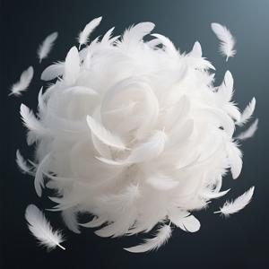 TEMU 100개 부드럽고 폭신한 마카롱 그라데이션 깃털 - 컬러 옴브레 웨딩 데코, 무대 배경, DIY 공예용 | 웨딩, 파티 장식에 적합, 선물용 박스 미포함