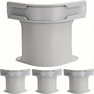 TEMU 4개입 헤비듀티 침대 시트 고정 스트랩 - 미끄럼 방지 매트리스 클립, 조절 가능한 잠금 스트랩 - 트윈/풀/퀸/킹 사이즈 호환 가능 - 병원, 호텔, 가정용 침구 액세서리