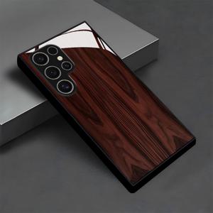 TEMU 삼성 갤럭시 S25/S25 플러스/S25 울트라/S24/S24 FE/S24 울트라/S23+/S23 울트라/S22+/S22 울트라/S20+/S20 FE/S20 울트라/A13/A14/A16/A32/A33/A34/A53/A54/A72/A73 5G용 레드 레트로 텍스처 패턴 유리 폰 케이스 - 다재다능하고 고급스러운 디자인