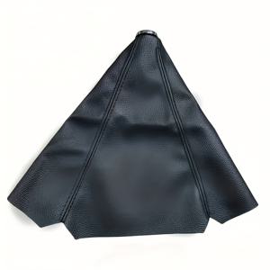 TEMU 대부분의 수동/자동 변속기 노브에 적합한 합성 PU 가죽 1PS 범용 차량 기어 시프트 노브 커버