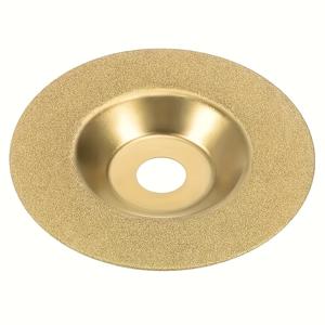 TEMU 1개 4인치 코팅 브레이징 연마 디스크 - 폴리머 백킹, 스톤/대리석/세라믹 타일/유리/화병용, 수동 사용, 전원 불필요, 젖은/건식 샌딩, 코팅