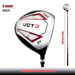 TEMU PGM 골프 우드. 3-Wood, 5-Wood, 카본 파이버 샤프트로 제작되었으며, 오른손잡이용으로 설계되었으며, 알루미늄 합금 클럽헤드가 특징이며 남녀 모두에게 적합합니다.