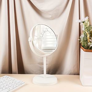 TEMU 원형 테이블탑 양면 거울 | 유럽 스타일 웨딩 시즌 답례품 | 어버이날를 위한 우아한 선물 | 고화질 메이크업 거울 | 드레스 테이블 필수품