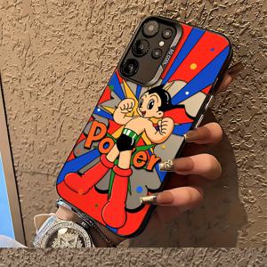 TEMU 갤럭시 S25 S24 S23 S22 S20 FE 울트라 플러스 4G 5G용 코믹 보이 아스트로보이 폰 케이스, 충격 방지 매트 백 커버|S22케이스