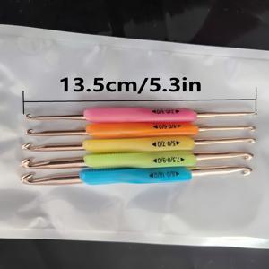 TEMU 10가지 사이즈 코바늘 세트 수제 뜨개질 도구 코바늘 5개 코바늘 세트