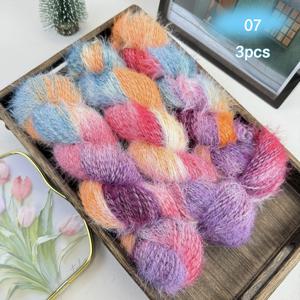 TEMU 메리노 울 및 나일론 멀티컬러 얀 | 셀프 , 옴브레, 마를, 하더, 리본, 아이레이쉬 얀 (스웨터, 재킷, 담요, 패드, 모자, 스카프, 양말용) - 4.0-4.5mm