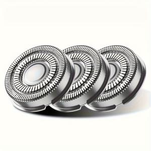 TEMU 필립스, 플라이코 등 탈착식 메쉬 모델 호환 3개 교체용 면도날 - 3000, 2000, 1000 시리즈 및 플라이코 FR8 시리즈 면도날 호환, 아버지, 남편, 남자친구를 위한 완벽한 선물