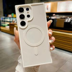 TEMU 폰 케이스: 업그레이드된 투명 마카롱 컬러 마그네틱 케이스, 갤럭시 25 S25 S24 S23 S22 울트라 플러스 24 23 FE A55 36 35 16 15 호환, 마카롱 컬러 마그네틱 풀 커버, 고품질 내구성, 세련된 모던한 디자인