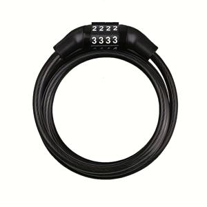 TEMU 4자리 자전거 패스워드 자동차 잠금, 절도 방지 휴대용 자전거 잠금, 산악 자전거 및 도로 자전거에 적합