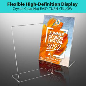 TEMU 아크릴 서명 홀더, 테이블, 카운터, 레스토랑, 호텔, 사무실, 상점, 데스크탑 플라이어 랙, 투명 문서 홀더 A4 A5