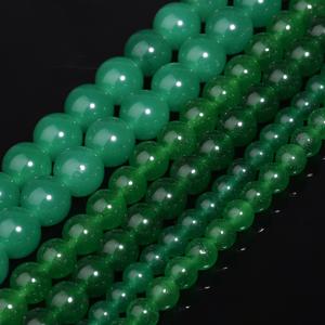 TEMU 4-12mm 천연 옥수 비즈 - 깊은 녹색 라운드 루스 스페이스드 비즈, DIY 주얼리 만들기용, 우아한 팔찌·목걸이·귀걸이 제작, 공예 재료 및 선물 아이디어, 목걸이 액세서리 제작