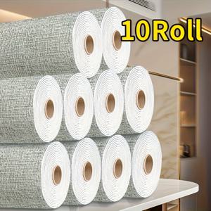 TEMU 2/4/6/10롤 접착식 비닐 텍스처 벽 패널 - 물방울 방수 벽지 스티커, 3D 폼 포함, 쉬운 청소 및 맞춤 절단 가능, 욕실, 주방, 바닥, 천장용 - 유지보수가 쉬운 표면 커버링