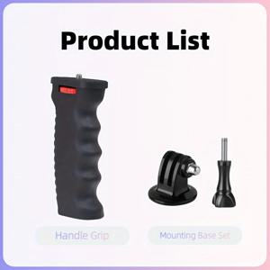 TEMU 1/4 인치 마운트 및 팔목 스트랩이 있는 다기능 카메라 핸들 - 에르고닉한 미끄럼 방지 그립, 단일 눈, 카메라, 스마트폰, DJI Osmo, LED 라이트에 적합 - 내구성 있는 카메라 스테빌라이저 액세서리, 다기능 카메라 브래킷 | 텍스처 그립 표면 | 안전한 카메라 부착, 카메라 스트랩