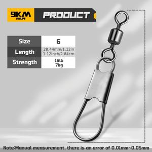 TEMU 50개 9KM DWLIFE 스테인레스 스틸 낚시 스위블 스냅 버렐 스위블 - 빠른 교체 클립이 있는 내구성이 뛰어난 블랙 스위블, 낚시 경험을 향상시키는 낚시 액세서리, 빠른 교체 클립, 세련된 금속 피니시, 신뢰할 수 있는 구조