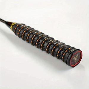 TEMU 10개입 미끄럼방지 땀밴드 그립 테이프 - 오렌지 도트 디자인, 테니스·배드민턴·낚시대·스쿼시·파델 라켓용 브라운 & 멀티컬러 옵션, 스포츠 액세서리, 안전한 핸들 랩핑, 배드민턴 애호가를 위한 생동감 넘치는 스포츠용품