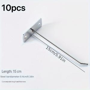 TEMU 현대적인 금속 벽걸이 침실 문 - 두꺼운 나일우드 보드 전기 도금 마감, 효율적인 보관을 위한 다중 걸이대가 있는 현대적인 선형 디자인, 침실 벽걸이, 현대적인 벽걸이, 파우더 코팅 마감