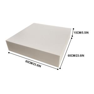 TEMU 1pc 두꺼운 고밀도 폼 - 실내 및 실외 가구 쿠션, 의자, 휠체어, 실내/실외 가구 쿠션, 소파 교체, 내구성 및 변형 방지 폼 재료, DIY 프로젝트에 이상적|역류방지쿠션|쇼파쿠션