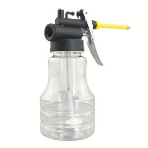 TEMU 250ml 고압 투명 오일 병, 내구성 있는 구리 노즐 - 부드러운 주입, 누출 방지 디자인, 재충전이 쉬움, 자전거, RV, 자동차, 보트, DIY 프로젝트에 적합, 윤활 도구 | 투명 디자인 | ABS 플라스틱 바디
