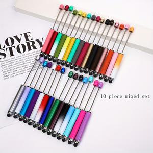 TEMU 10개 혼합 터치스크린 비즈 펜 세트, 학교 사무용품, 선생님 선물, 발렌타인데이 선물
