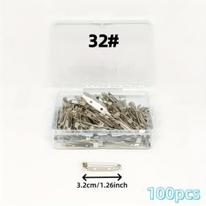 TEMU 100개 DIY 공예용 방청 핀 베이스, 2cm/3.2cm