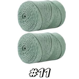 TEMU 2개입 240g 고품질 마크라메 실, 2mm 폭 - 수제 공예, 뜨개질, 크로셰 및 홈 데코용 생생한 색상, 모자, 가방 및 예술 프로젝트에 완벽, 공예용 실|생생한 실|폴리에스터 실