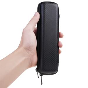 TEMU 스타일리시 블랙 필통 - 골드톤 하드웨어, 다용도 수납공간 & 이지-액세스 수납칸이 있는 내구성 있는 학교/사무실 정리함 (펜·연필·마커·자&고무줄) - 백팩에 적합한 컴팩트한 Ergonomic 핸들과 메쉬포켓으로 편리한 휴대