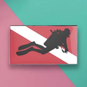 TEMU 클래식 다이버 핀 브로치 - 금속 합금 배지, 의류·모자·백팩용 스타일리시한 액세서리 - 친구, 동료에게 딱! 어떤 기념일에 완벽한 감각적인 선물