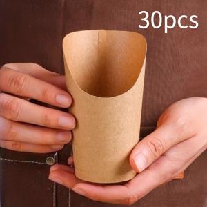 TEMU 일회용 스낵 트레이 - 각진 종이컵, 안주, 감자튀김, 치킨, 디저트, 레스토랑, 푸드트럭, 명절 모임, 생일파티, 결혼식에 적합 | 파티 용품 | 이벤트 액세서리 | 디자인 | 두꺼운 소재