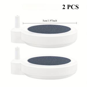 TEMU 초저소음 수조 에어 스톤 디퓨저 키트 - 조용한 어항 버블러 시스템, 에어 호환 튜브/밸브 커넥터, 체크 밸브 및 디스크 액세서리 포함 (별도 구매) - 베타 피쉬, 금붕어, 나노/소형 수조용 - 간편 설치