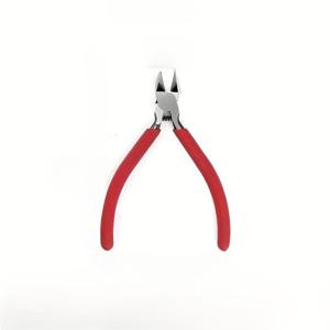 TEMU 1/2개 초정밀 강력 사이드 커터 플라이어, 연장형 플러시 커팅 엣지, 공예, 플로랄, 전기용 와이어 절단기, 미끄럼 방지 레드 & 블랙 핸들, 정밀 날카로운 블레이드, 탄소강