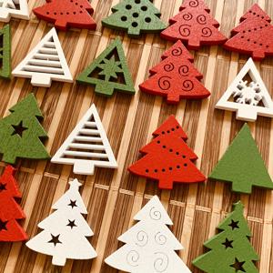 TEMU 50개 나무 크리스마스 트리 참 비즈 잎사귀 & 별 컷아웃 - DIY 공예, 화환, 가랜드, 테이블 센터피스용 레이어드 사이드 미니어처 트리 장식 - 내구성 & 재사용 가능한 모든 나무 장식 (,,,) - 크리스마스 장식용 축제 목재 공예 참, & 별이 있는 정교한 컷 트리 모양, 휴일 장식, 크리스마스 트리 장식, 크리스마스 트리 토퍼에 완벽함
