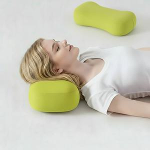TEMU 메모리폼 경추 베개 - 목 지지대 - 사이드, 백, 스토마 슬리퍼를 위한 인체공학적 컨투어 - 슬로우 리바운드 기술 - 탈착식 지퍼 커버 - 사무실, 침대, 의자 및 여행용 - 컴팩트하고 휴대 가능한 디자인 - 쉽게 세척 가능한 원단|베개커버|허리보호대|목베개