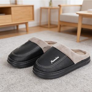 TEMU 따뜻한 슬리퍼 - 두꺼운 미끄럼 방지 EVA 밑창, 스트랩 클로저, 부드러운 안감, 내구성 있는 실내화 | 겨울 부티, 바닥용 슬리퍼 (외부 사용 불가)|슬리퍼|실내화|여성슬리퍼